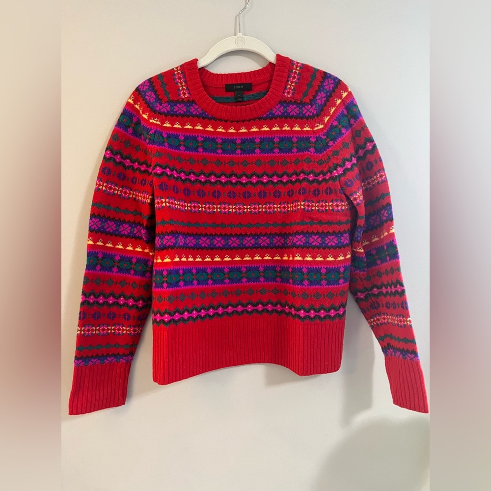 J. Crew Fair Isle Sweater